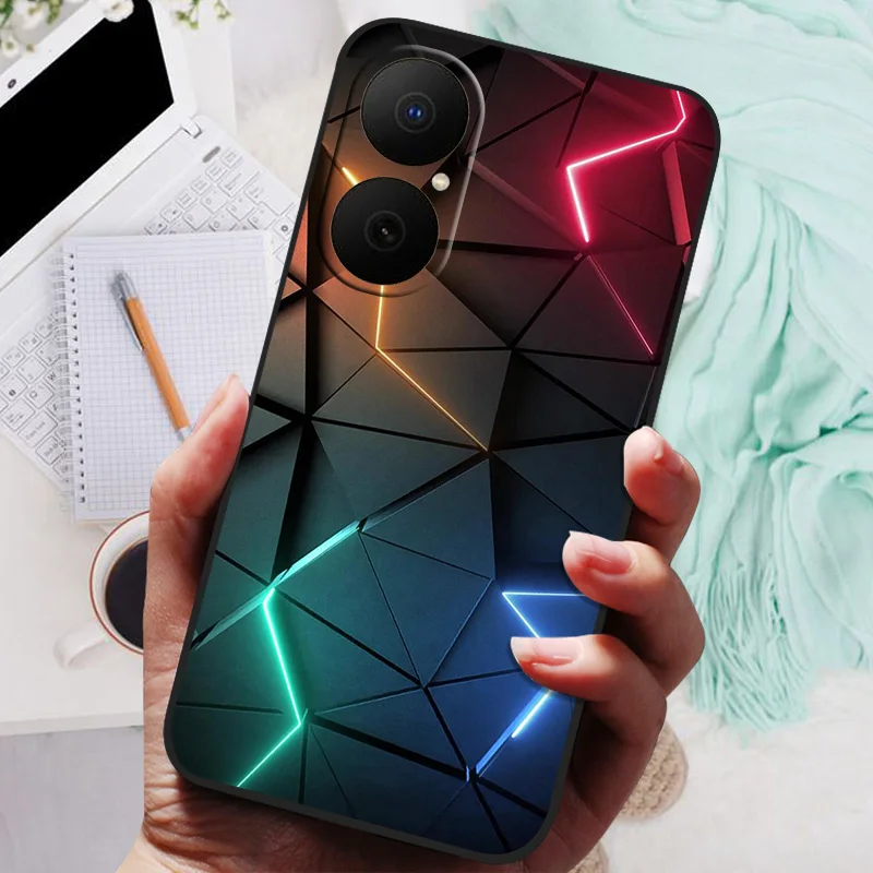 Silicon Back Cover Phone Case with Soft Bumper - Durable and Stylish Coque