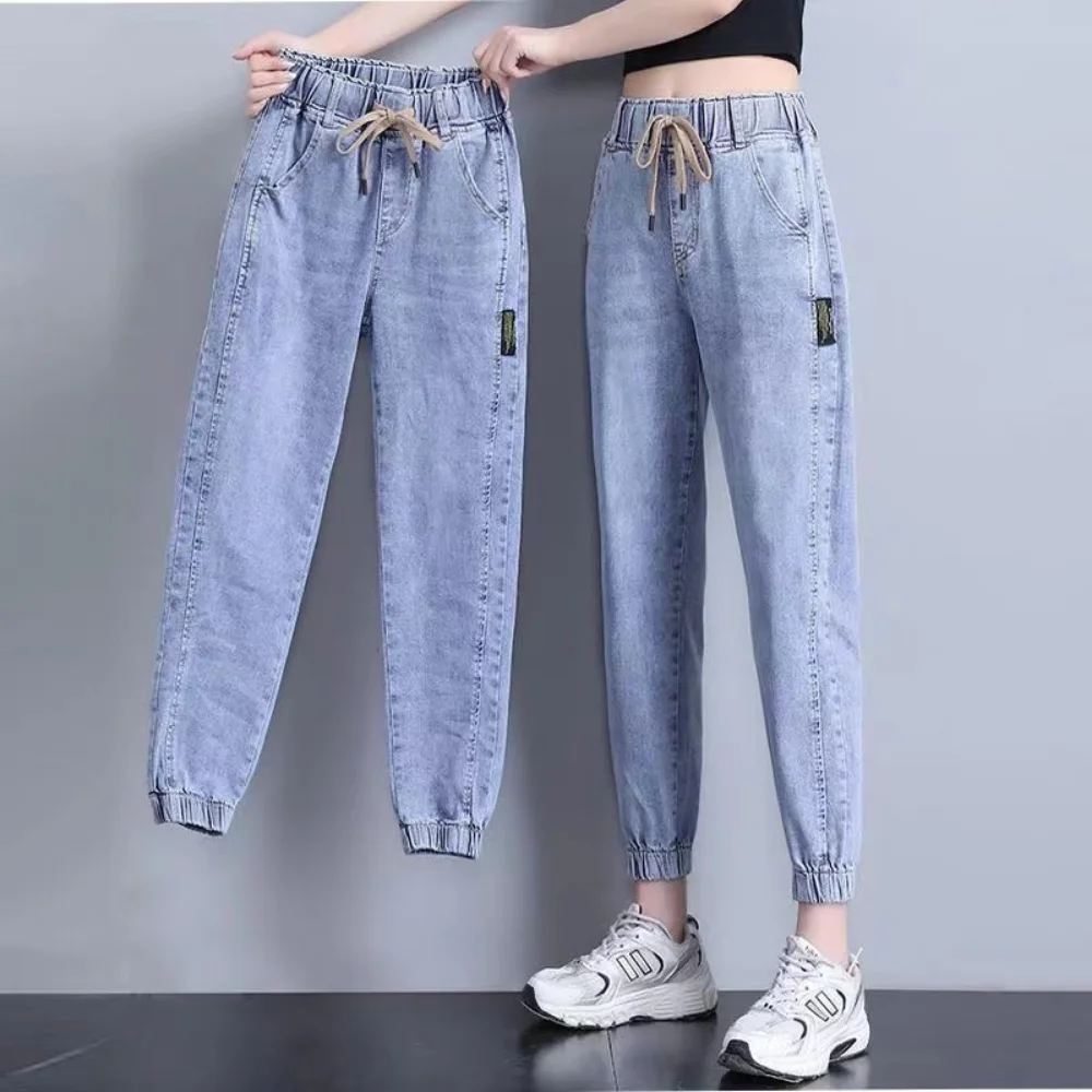 Harem Pants women Vintage High Waist Jeans Women Boyfriends Women Jeans ankle length Mom Jeans Denim Pants Vaqueros jeans Mujer