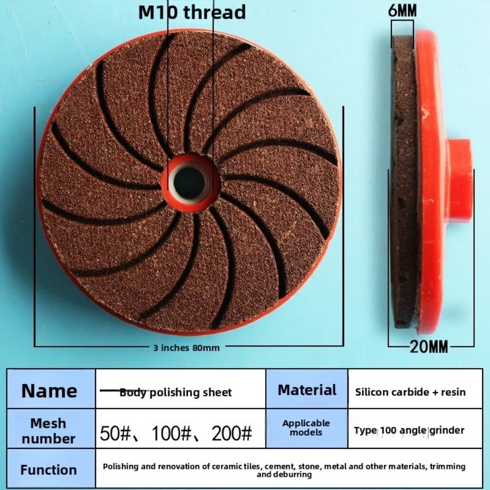 Gifts All-in-one Grinding Disc Diamond Trimming and Polishing Angle Grinder Grinding Disc 80mm Abrasive Tool