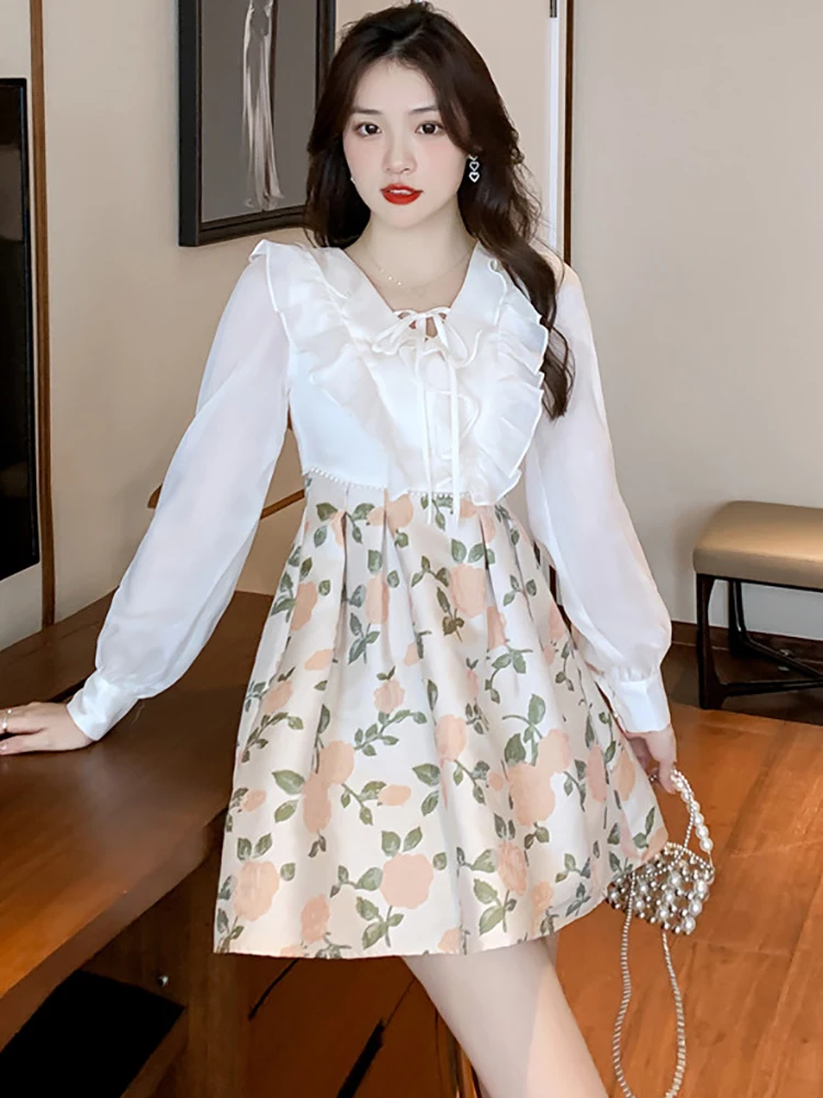 冬の華 FANOSTUDIOS 2023 PATCHWORK DRESS | www.roseystalent.com.au