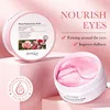 60pcs BIOAQUA Rose Hyaluronic Acid Eye Mask Anti Dark Circles Eye Bags Moisturizing Firming Eye Patches Skin Care Products 3
