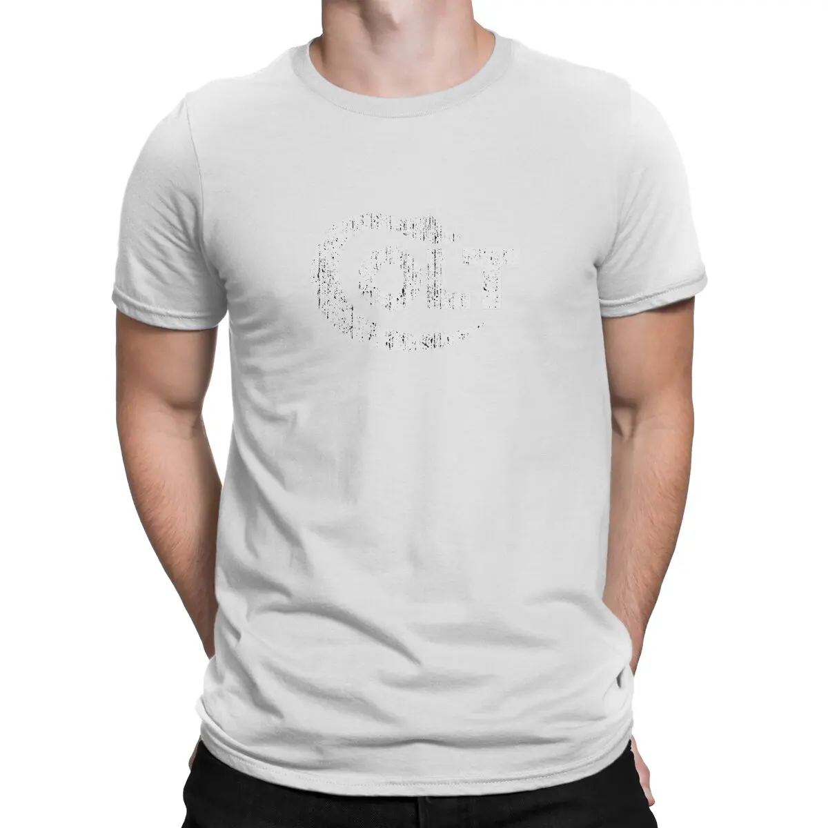 thumbnail image 1 of Camisetas Colt para hombre, armas de fuego, Smith Cool Wesson, vintage, manga corta, cuello redondo, algodón, exclusivas., 1 of 7
