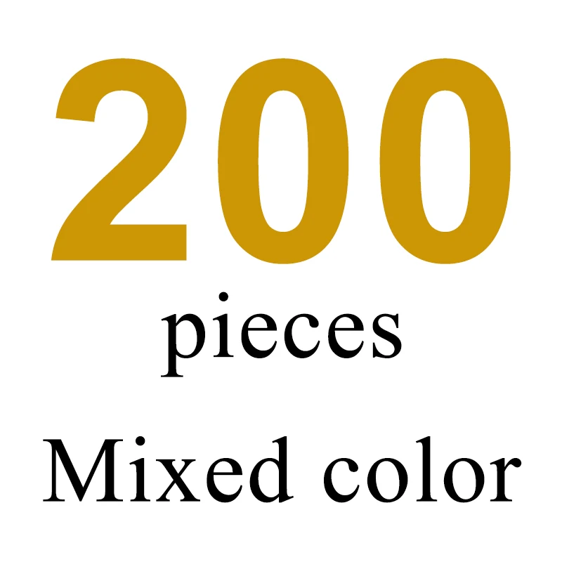 200pcs Mix color