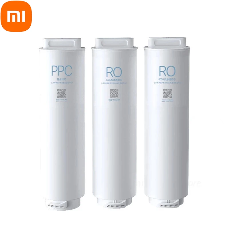 Xiaomi-purificador de Água de Osmose Reversa H1000g Filtro Composto Ppc4 200g Elemento Ro1 800g Ro2 Filtração de Nível 8