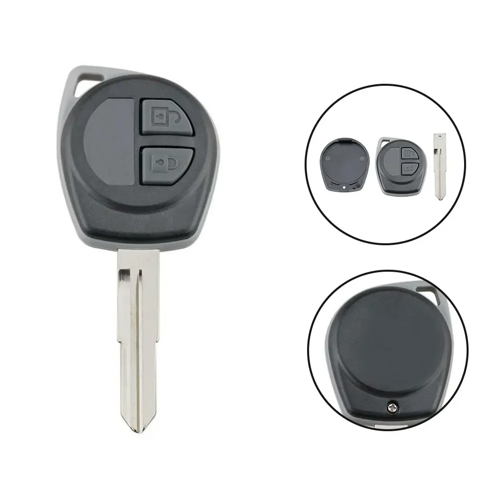 2 Buttons Car Key Fob Case Shell Remote Car Key Shell Fob Key Case ...