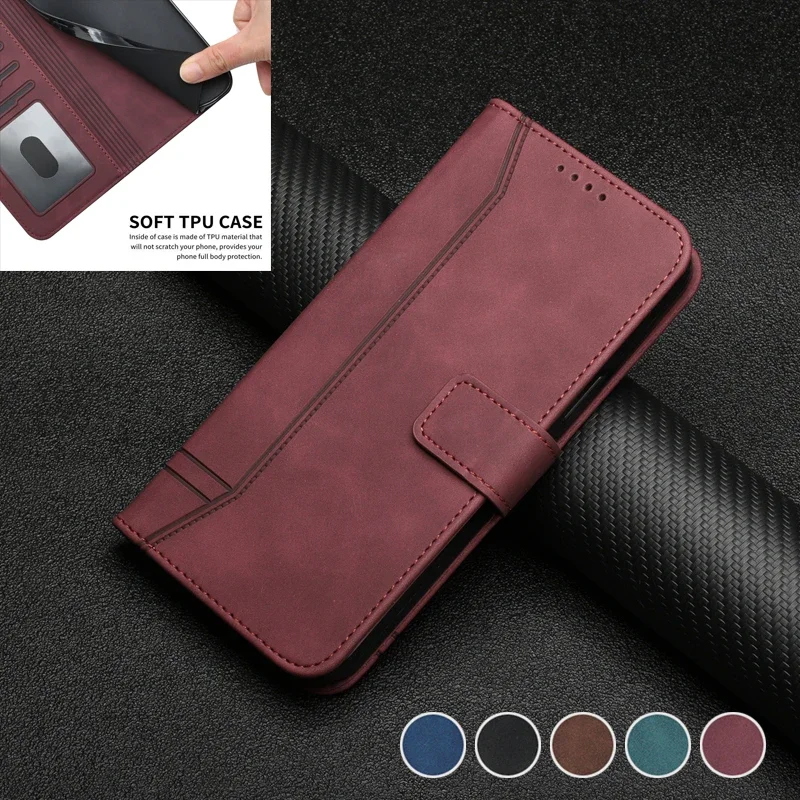 

Wallet With Hand Strap Leather Card Case For Xiaomi 13T 12T 11T Redmi 13C 12C 10C Note 12 12 Pro Plus 11S 10S 9 8T 8 Pro Cover