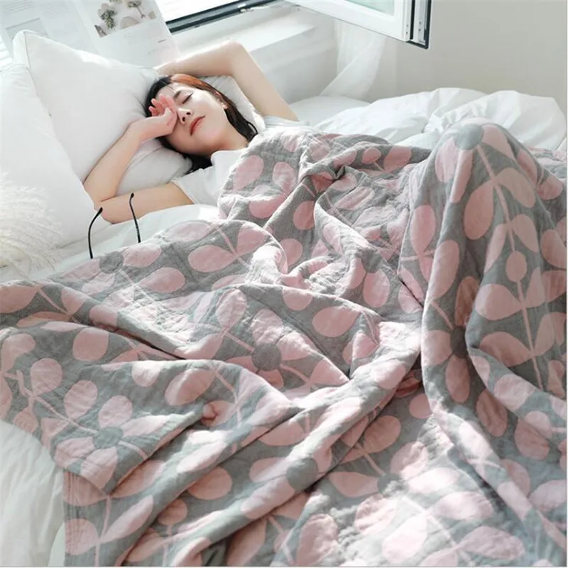

Newborn Woollen Blank Cotton Plaid Quilt Summer Bedspread Gauze Bedspread Sofa Children's Home Accessories Warm Nap Bedspread