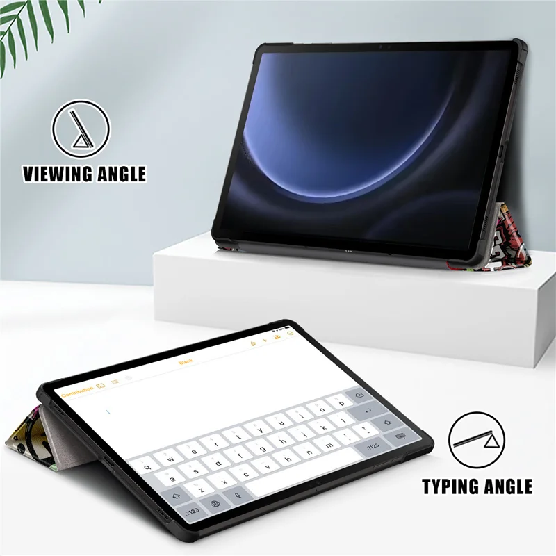 Folding Magnetic Hard Back Stand Shell - Premium Tablet Cover, 10.9-Inch