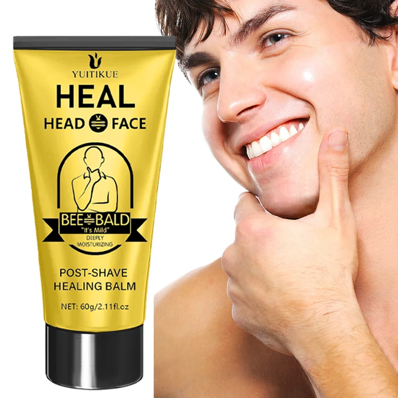 Honey aftershave cream, skincare products with honey, hyaluronic acid, aloe vera extract, suitable for all skin types