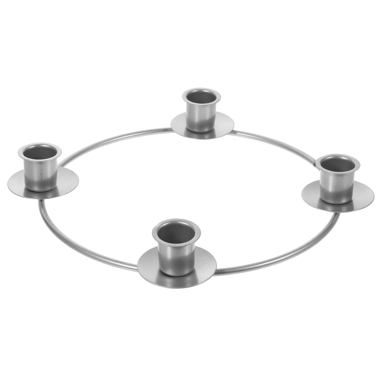 

Advent Wreath Ring Christmas Advent Ring Wreath Table Decoration Taper Metal Candle Holder Iron Candle Holder Stand Xmas
