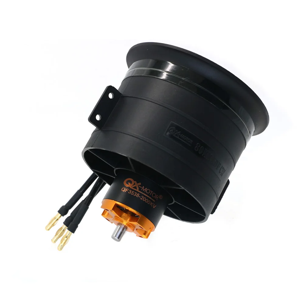 80 mm EDF 12 Flügel Impeller QX-MOTOR QF3748 1000 kV QF3538 2000 kV bürstenloser Motor CW CCW 2000 kV/1000 kV für RC-Drohnenmodellteile – Detail 12