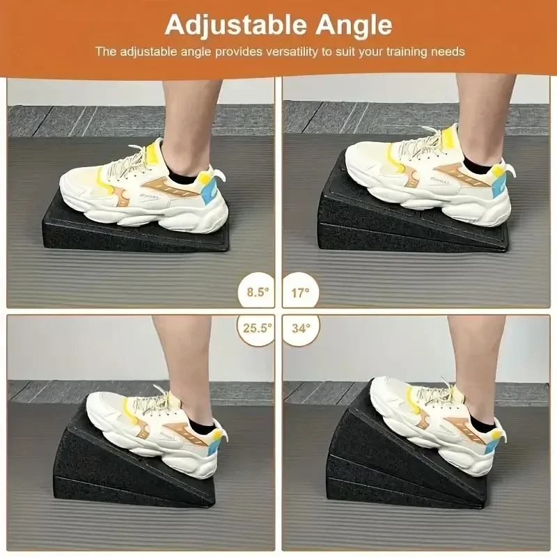 3pcs Yoga Wedge Stretch Slant Boards Adjustable Bricks Squat Wedge Blocks For Exercise Gym Fitness Yoga Accessories Pilates Yoga 2