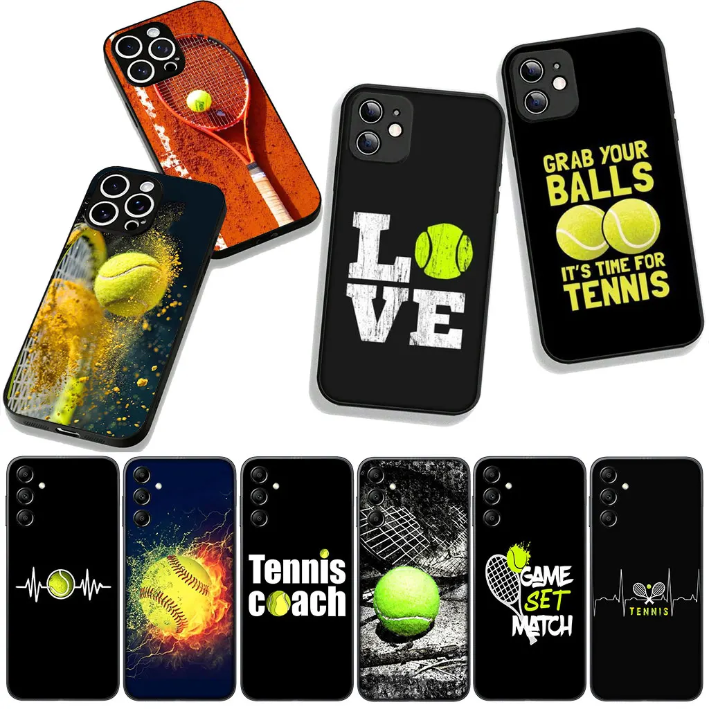 Eat Sleep Tennis Repeat Ball Coach Phone Case