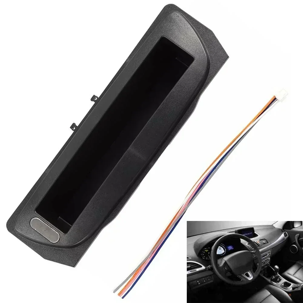 Car Frame Fascia Storage Box Car Radio CD Box Dash Trim Accessories for Megane 3 Renault Fluence 2009-2013 car frame storage box