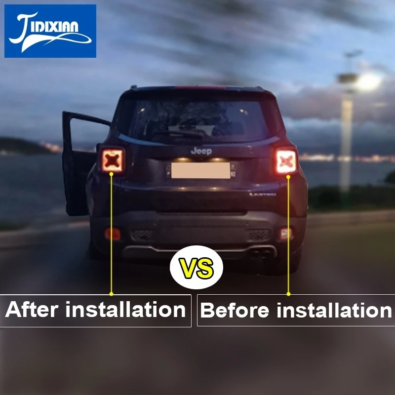 for Jeep Renegade 2015-2025 Car Tail Light Lamp Taillight Decoration Cover