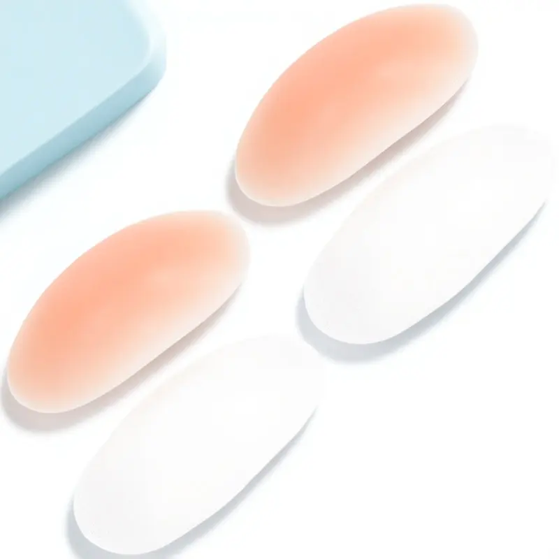 2쌍 실리콘 어깨 패드 여성용 미끄럼 방지 재사용 가능 투명 논슬립 슈트 블라우스 어깨 패드