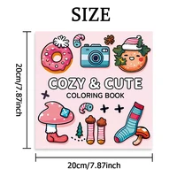 COZY & CUTE Bold-easy Patterns Coloring Book for Adults Cute Drawing Book Perfect Gift for Party and Birthday 2