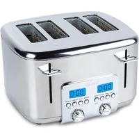 All-Clad 10942223917 Stainless Steel Digital Toaster with Extra Wide Slot, 4-Slice, Silver 1