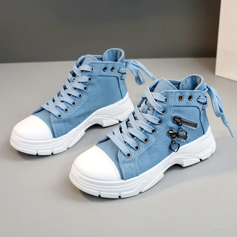 New Platform Sports Shoes Woman In Lace-up Sneakers Women Comfort