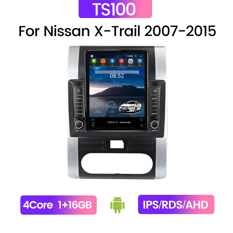car screen video player Android 11 Car Radio Stereo Vertical Type For Nissan X-Trail X Trail 2 T31 2007-2015 Multimedia Player GPS Navigation Head Unit best buy car stereo Car Multimedia Players