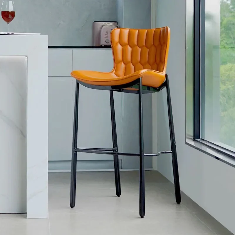

Nordic Home Bar Chair High Island Restaurant Ergonomic Beauty Salon Bar Stools Restaurant Minimalist Sillas De Bar Furniture
