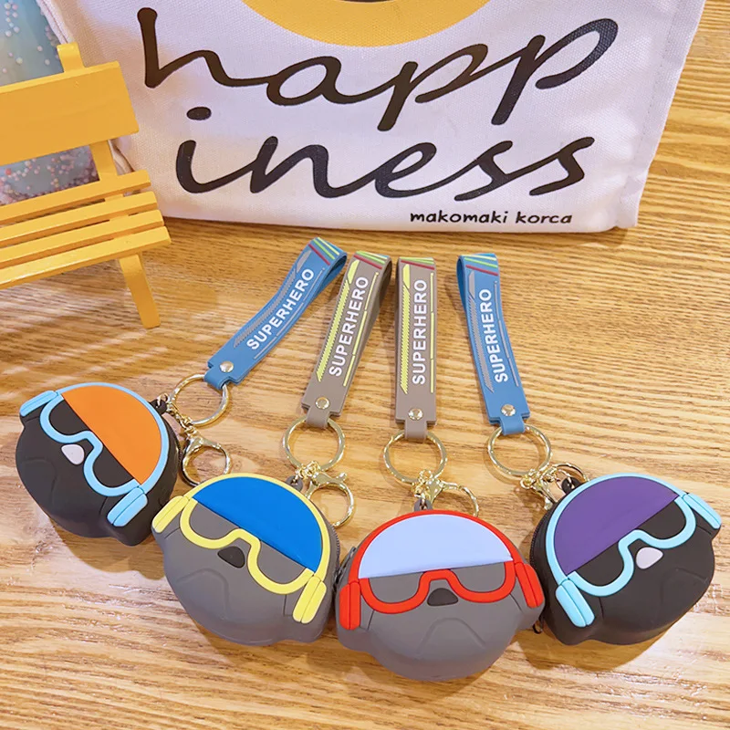 

Cute Anime Cartoon Dog Zero Wallet Trend Exquisite Mini Wallet Unisex Keychain Pendant Jewelry Small Gift