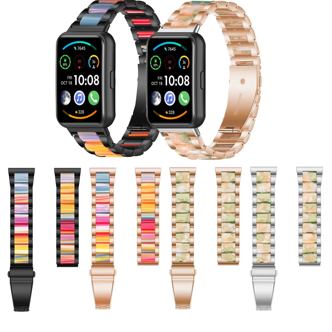

Резиновый ремешок из цинкового сплава для смарт-часов Huawei Fit, сменный Браслет