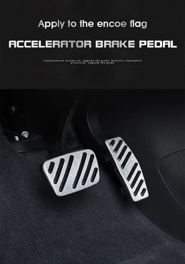 Car Pedals,Petal Cover,Car Pedals For Renault Megane 4 IV,Car Accelerator Gas Pedal Brake Pedals,Non-Drilling Cover Pad Auto Accessories