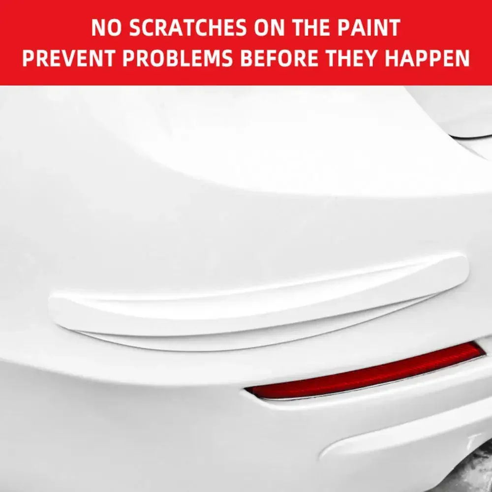 Universal Anti-Collision Car Door and Bumper Protector Set - 2-Pack Rubber Guard Strips