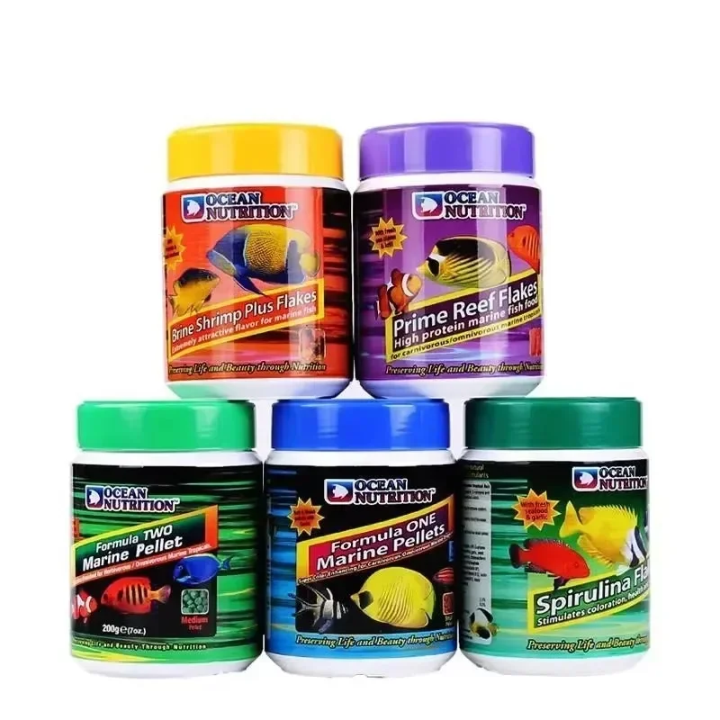 Ocean Nutrition Fish Food Formula One Flakes Spirulina Brine Shrimp Plus Marine Fish Food Premium Quality 1