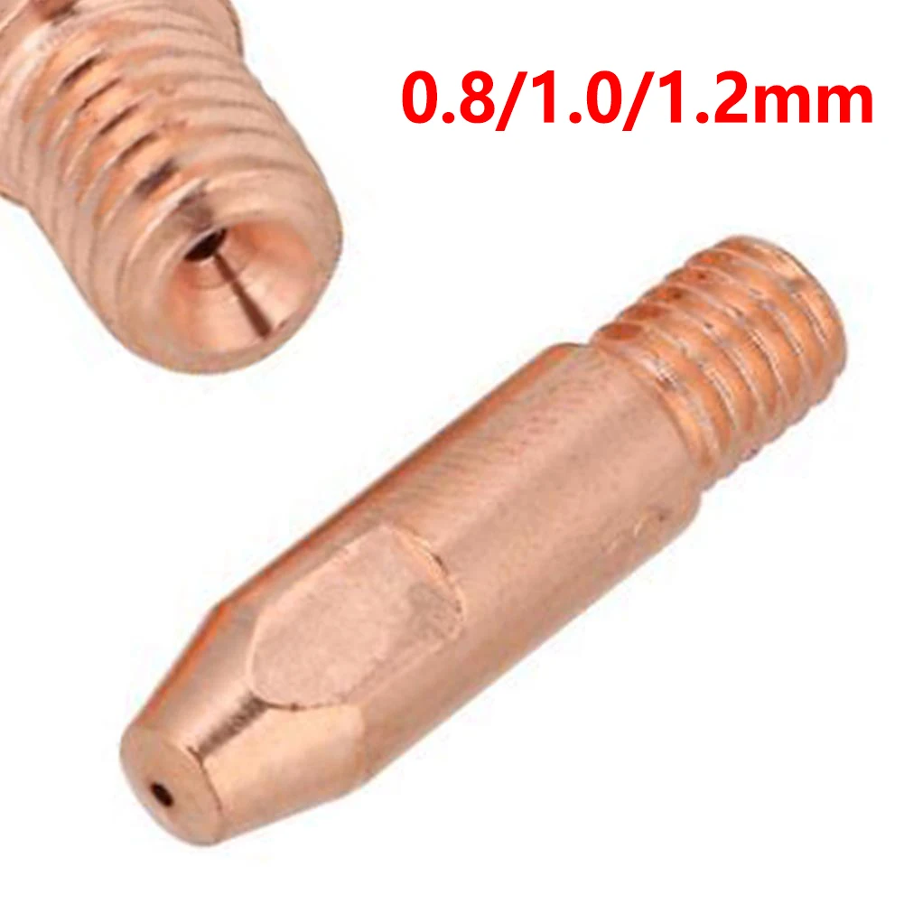 

1PC Welding Contact Tips 0.8/1.0/1.2mm Thread M6 For Binzel Style Torches 24KD MIG/MAG Welder Torch Consumables Power Tools