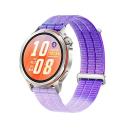 Versatile Nylon Strap Bracelet in Multiple Sizes (18mm, 20mm, 22mm) - 20mm Active 6 5 (Lavender purple)