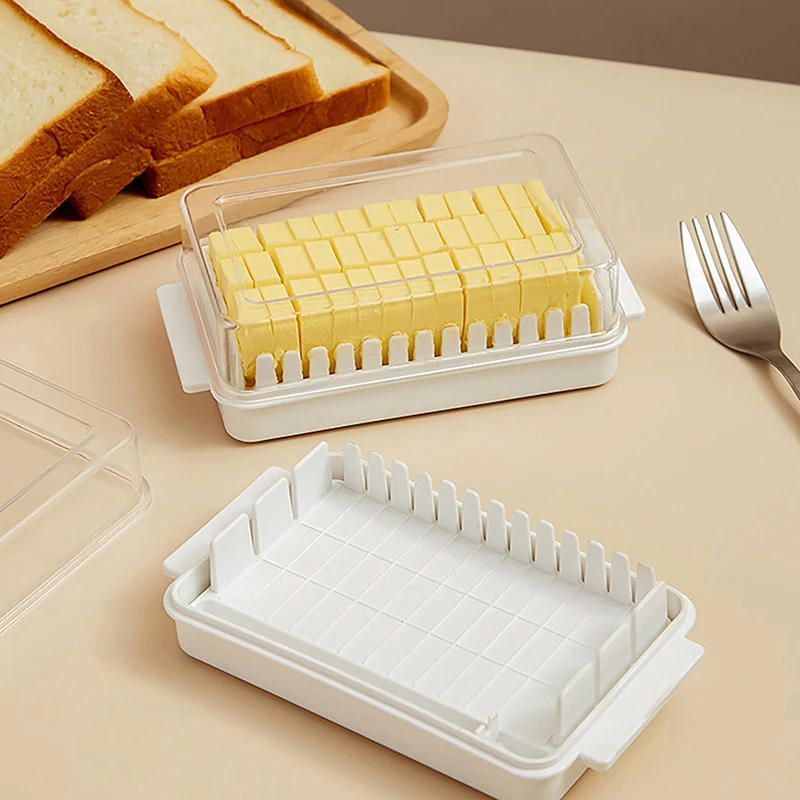 Covered Butter Cutting Storage Box Refrigerator Cheese Cheese Baking Storage Tools Butter Cutting Eco-Friendly Home Accessories