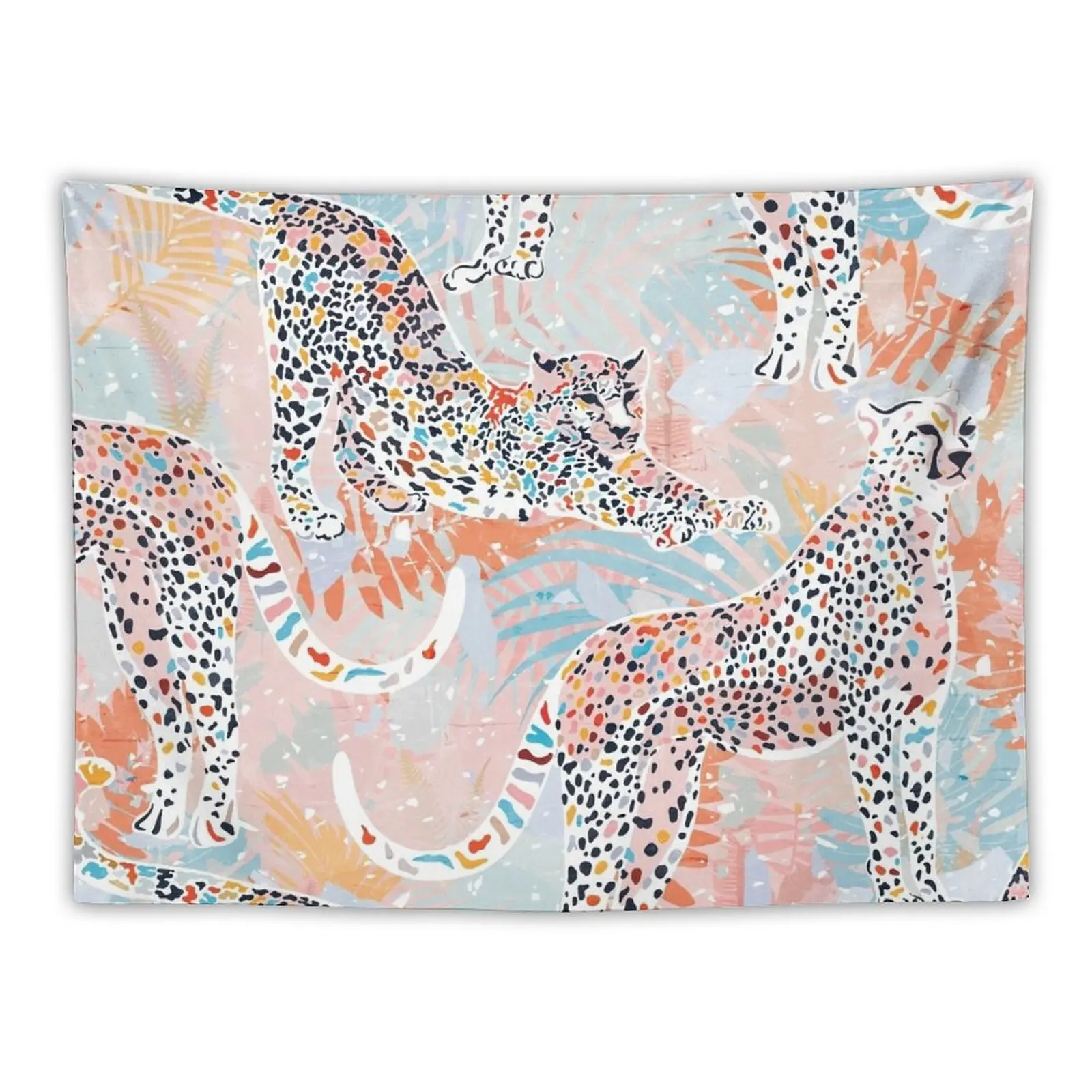 

New Colorful Cheetahs Tapestry Room Decor For Girls Home Decor