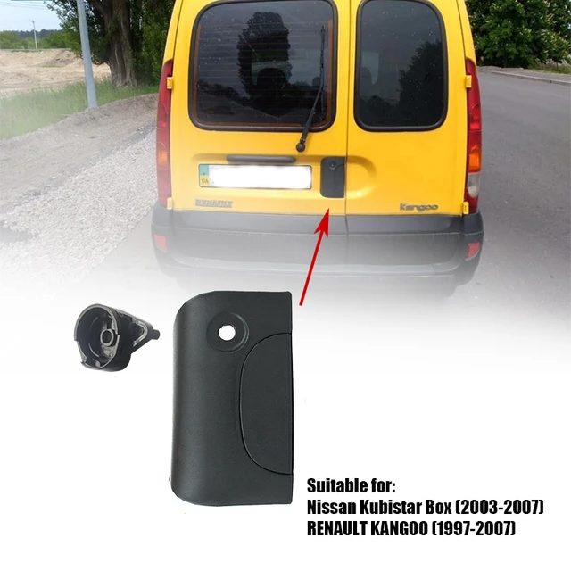 POIGNEE DE PORTE EXTÉRIEURE ARRIERE pour Renault Kangoo (1997-2007) NOIR