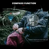 NORTH EDGE Men's Digital Carbon Fiber Watch Shock Militray Sports Super Light Outdoor Fun Compass Waterproof 50m Wristwatches 5
