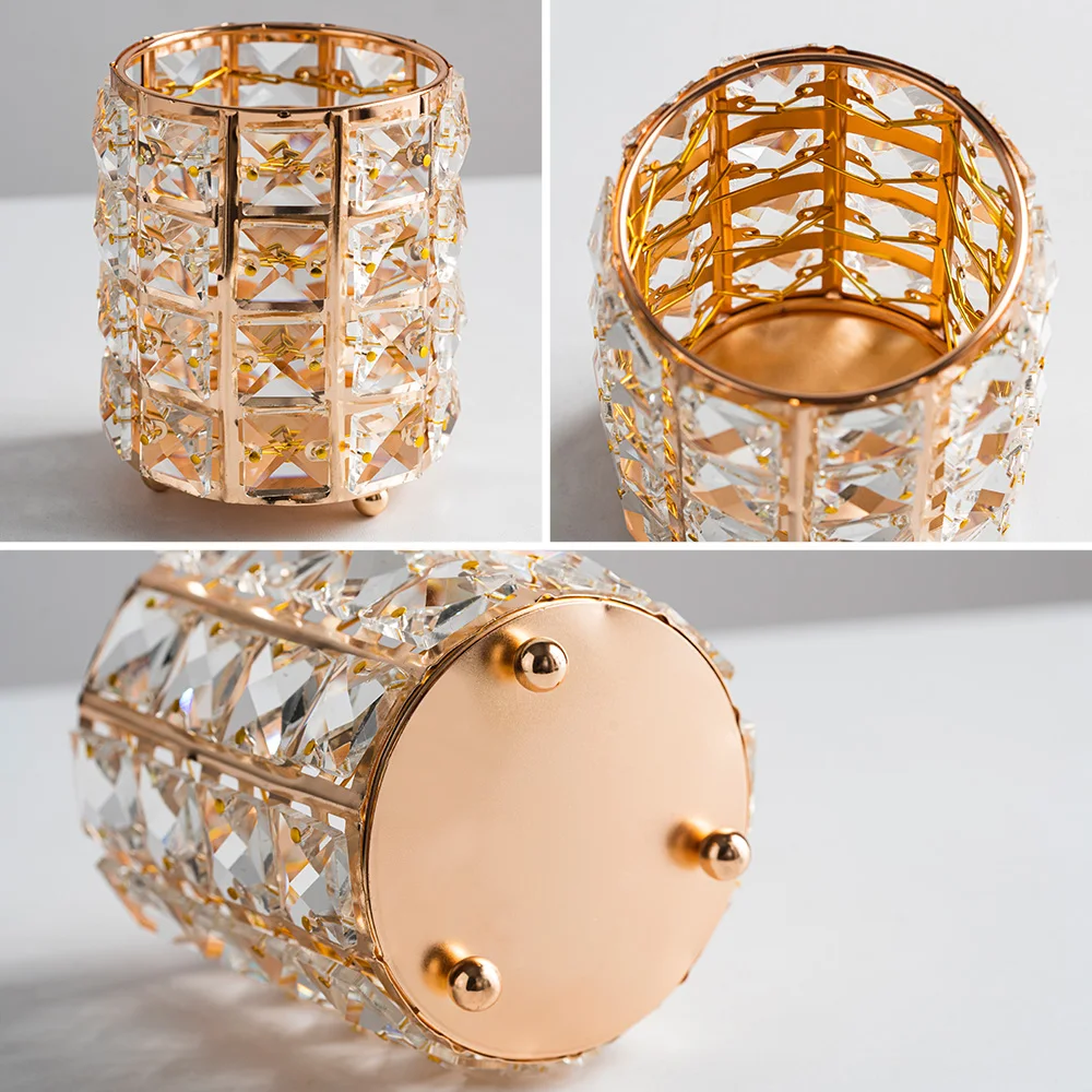 Golden Glass Tissue Box Organizer Set 6 Golden Glass Tissue Box Organizer Set 6