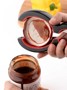 Шесть в одном консервный нож портативный мульти функциональная Бутылка открывалка противоскользящая крышка открывалка 8 символов консерв...