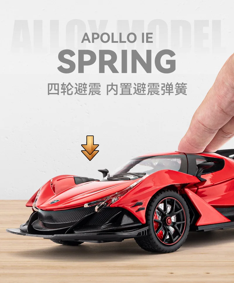 1:24 Diecast Apollo Ie Model Alloy Car Light Sounds 32 1:24 Diecast Apollo Ie Model Alloy Car Light Sounds