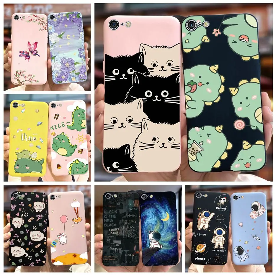 Per Apple Iphone 7 Custodia Iphone 8 Plus Custodia Cute Dinosaur Cartoon Bumper Custodia Morbida Per Iphone 7 Plus Iphone7 Iphone8 Fundas
