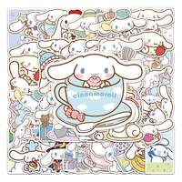 10/30/50PCS Funny Cinnamoroll Stickers Cartoon Cute Kids Toy Decals PVC DIY Luggage Stationary Wall Car Travel Sticker Wholesale 1