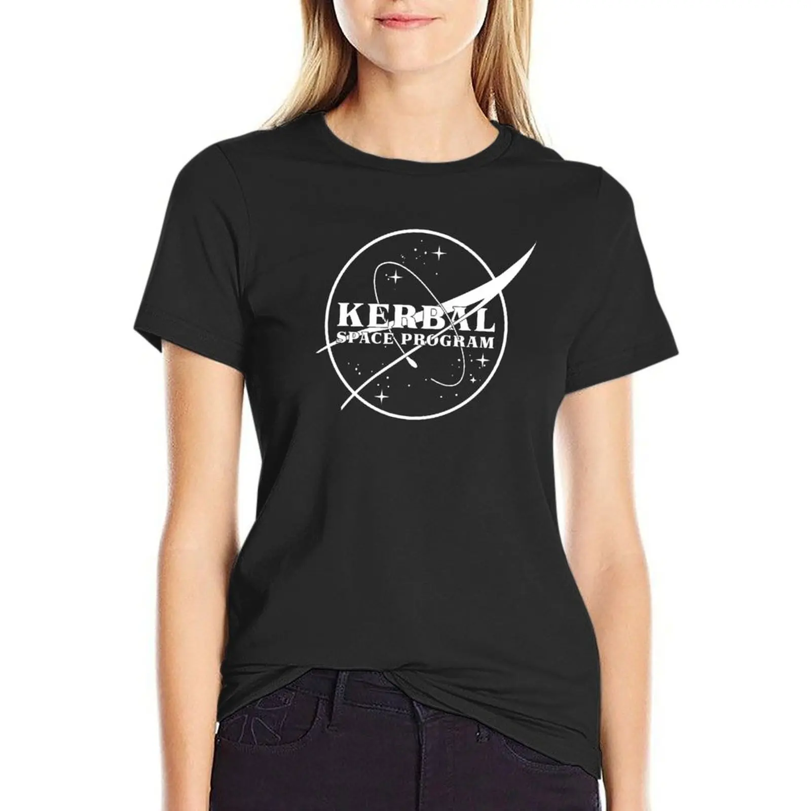 Kerbal Space Program? - Insignia [White] T-Shirt animal prinfor anime clothes t-shirts for Women cotton