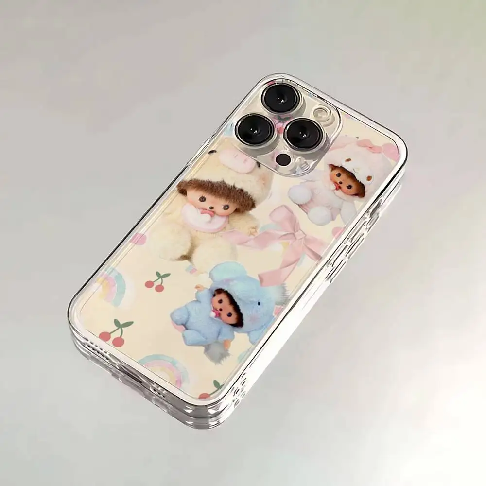 Adorable M-monchhichis Soft Clear TPU Phone Case - Flexible Protective Cover