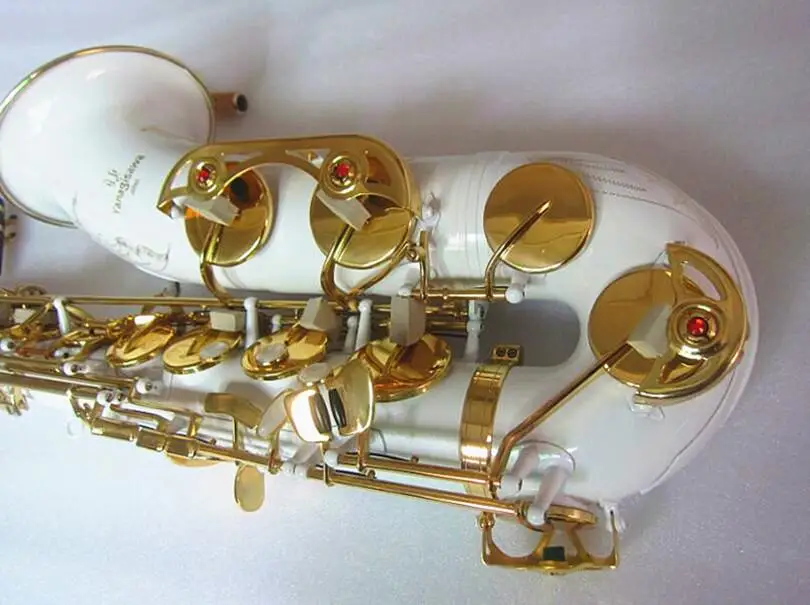 Saxophone ténor en laiton Sib, instrument de musique professionnel avec
