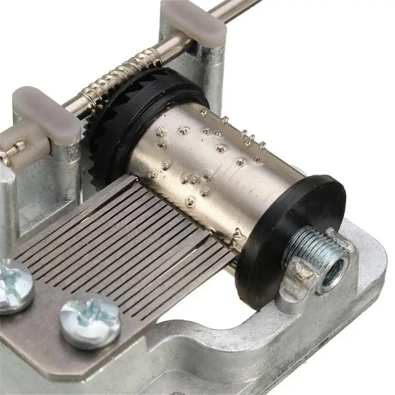 DIY Music Box Mini Hand Cranking Movement Decorative Collectibles