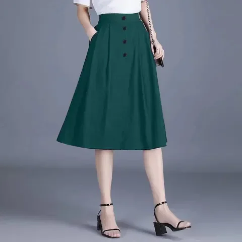 Green skirt