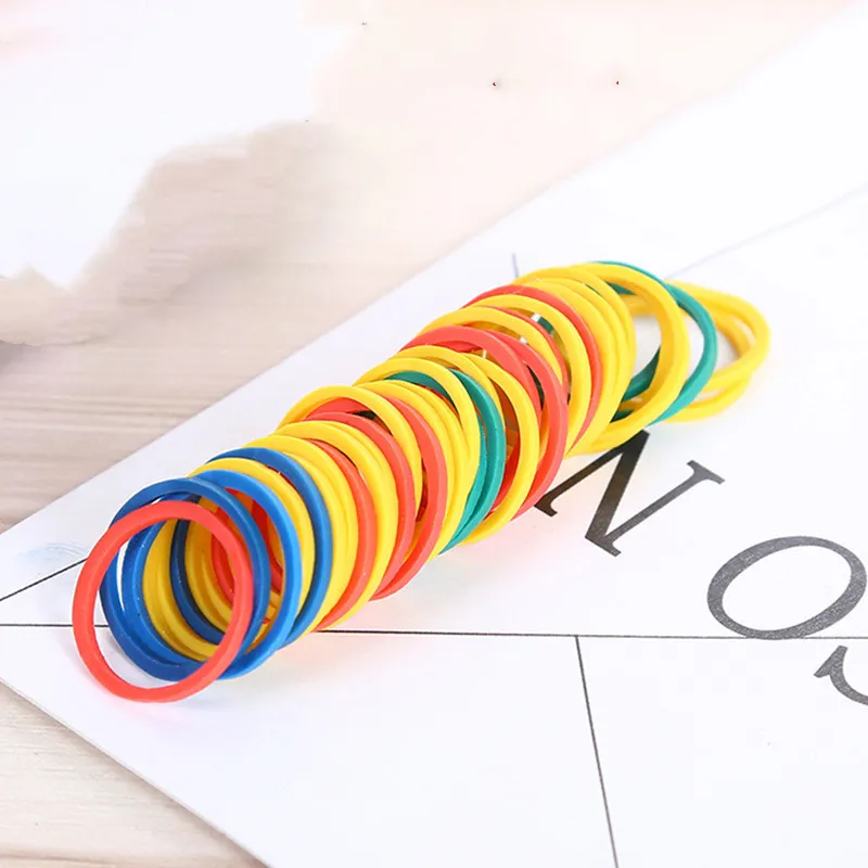 100Pcs Mini Rubber Bands Office Rubber Ring 16x1.4mm Soft Elastic Bands  Stationery Holder Band Loop