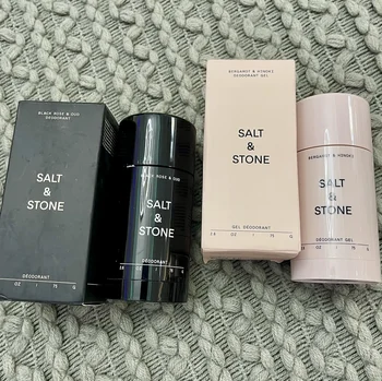 Black Rose Oud Neroli Basil Eliminate Body Odors Fragrance Blam Stick SALT& STONE Brand Deodorant Unisex Natural Plant Deodorant 1