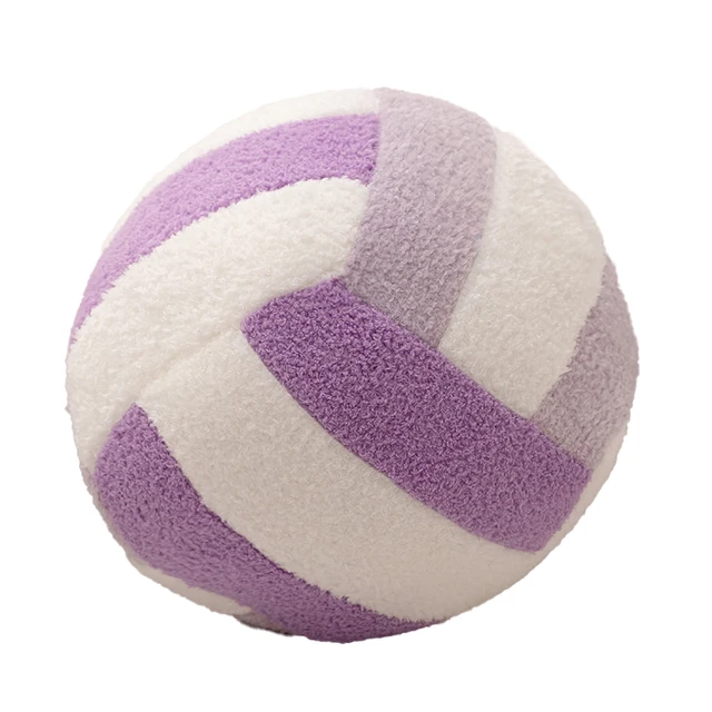 20-24cm Simulation Volleyball Ball Plush Toy Cute Volleyball Props Pillow Accompany Kids Soft Gifts for Girls Boys Room Decor 2