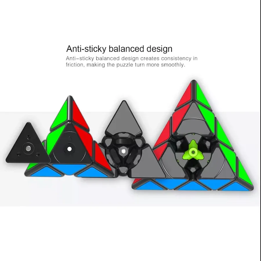 QiYi 3x3 Pyramid Magic Cube Professional Speed Puzzle Educational Toys